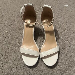 Plain White Heels